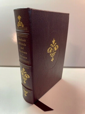 Textbook of Pistols and Revolvers- Hatcher (1995- Leather Bound NRA Edition)-image
