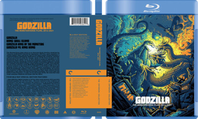 Godzilla MonsterVerse Collection - Custom Blu-ray Cover W/ Empty Case (No Discs)-image
