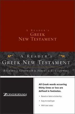 A Reader's Greek New Testament - 9780310248880, Goodrich, leather bound-image