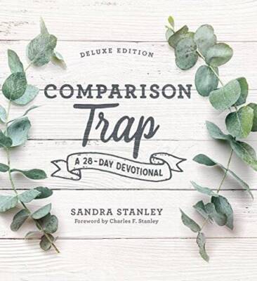 Comparison Trap: A 28-Day Devotional DELUXE EDITION - Leather Bound - GOOD-image