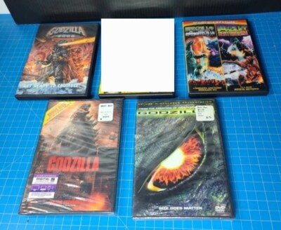 Lot Of 4 Godzilla Dvds Biolante Space Godzilla, Godzilla 2000-image