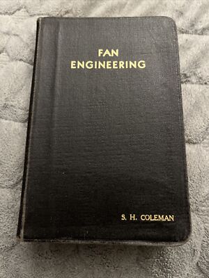Fan Engineering Handbook 5th Edition Buffalo Forge Leather Cover 1949 Coleman-image