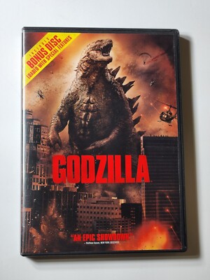 GODZILLA (2014, DVD, Aaron Taylor-Johnson, Widescreen version)-image