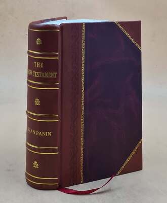 The New Testament From Greek Text As Established By Bible Numeri [Leather Bound]-image