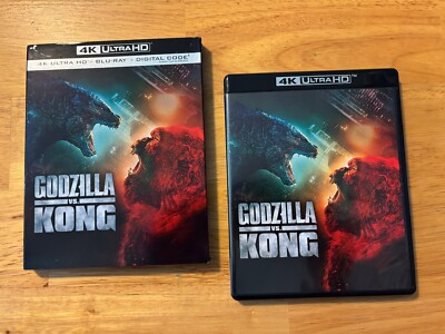 Godzilla vs. Kong - 4K HD - Blu-ray - Like New - Slipcover-image