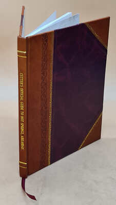 Cutter'S Official Guide To Hot Springs, Arkansas 1914 [Leather Bound]-image