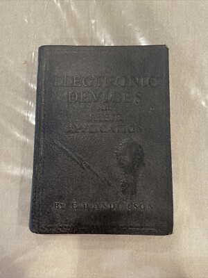 Vtg 1952 Audels Electronic Devices and Their Application Guide-image