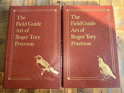The Field Guide Art of Roger Tory Peterson Eastern & Western Birds Easton SIGNED-image