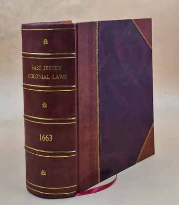 Index Of Colonial And State Laws Between The Years 1663 And 1877 [Leather Bound]-image