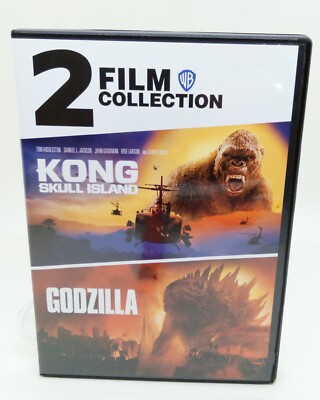 Kong Skull Island / Godzilla (DVD, 2017 / 2014, Widescreen) Double Feature-image