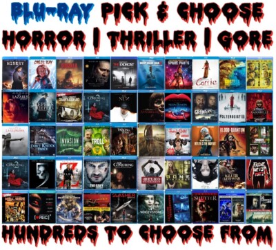 HORROR / THRILLER / GORE BLU-RAY LOT - PICK & CHOOSE - BRAND NEW - FLAT SHIPPING-image