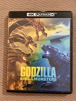 Godzilla: King of the Monsters (4K UHD + Blu Ray) Very Good Condition-image