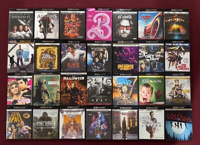 4k blu-ray lot you choose with slipcovers and steelbooks-image