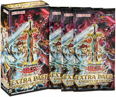 Yu-Gi-Oh Arc-V OCG Extra Pack Knights of Order Trading Cards Konami Game Gift-image