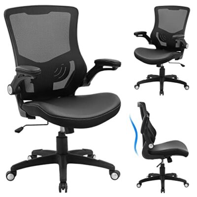 Office Chair Ergonomic Desk Chair, Computer PU Leather Home -image