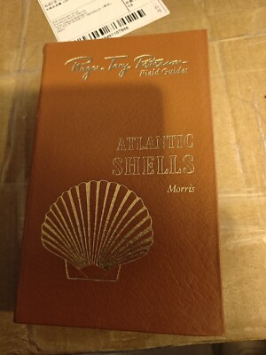 Roger Tory Peterson Field Guide Leather Bound Atlantic Shells, by Morris-image