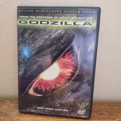 Godzilla (DVD 1998) Pre-Owned Tested Working Good Shape Great Movie (Broderick) -image