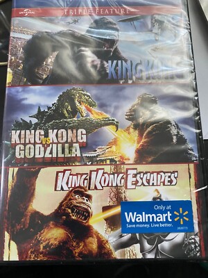 King Kong (2005) King Kong vs Godzilla (1963) / King Kong Escapes (1967)-New DVD-image