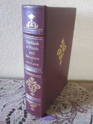 NRA SPECIAL ED FIREARM CLASSICS LEATHER BOUND TEXTBOOK PISTOLS REVOLVERS EX COND-image