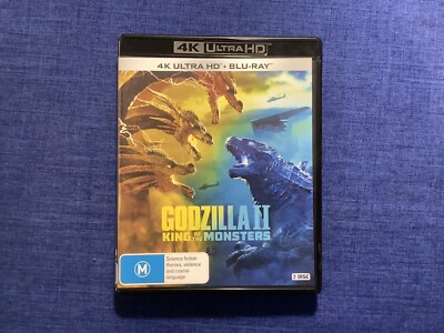 Godzilla-King of the Monsters | Blu-ray + Uhd (Blu-ray, 2019) Like New Region B-image