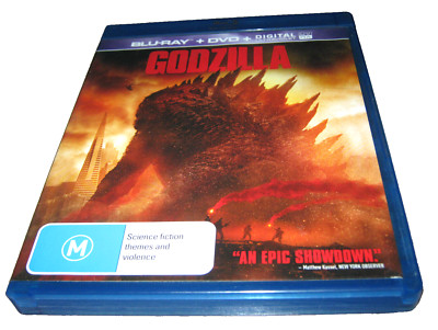 Godzilla - Aaron Taylor-Johnson - 2014 - Blu-Ray - VGC - Region B-image