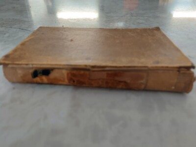 New Elementary Algebra. Horatio Robinson. 1875 Leather School Book-image