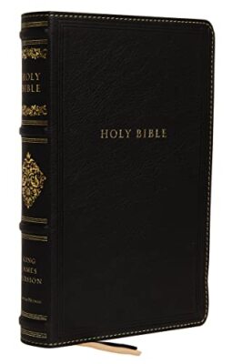 KJV Personal Size Reference Bible Sovereign Collection Genuine by Thomas Nelson-image