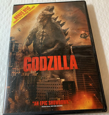 Godzilla (DVD, 2014, 2-Disc Set, Includes Digital Copy UltraViolet)-image