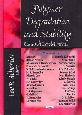 Polymer Degradation and Stability Research Developments, Hardcover by Alberto...-image