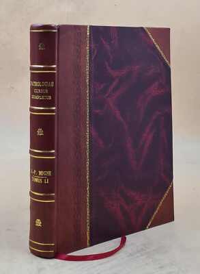 Patrologia Graeca, Tomus 51. Joannis Chrysostomi Opera 1862 [Leather Bound]-image