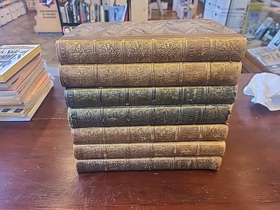 Jennings Landscape Annual Lot of 7 Leather Spain Portugal italy France Morocco-image