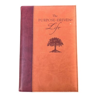 PURPOSE DRIVEN LIFE Deluxe Warren Leather ? Talk God Plan Journey Worship Church-image