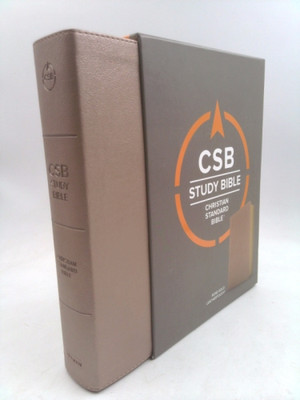 CSB Study Bible, Rose Gold Leathertouch by Csb Bibles by Holman-image