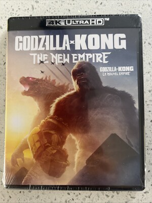 Godzilla x Kong: The New Empire (4K UHD + Blu-ray) | Brand New | Free Shipping!-image