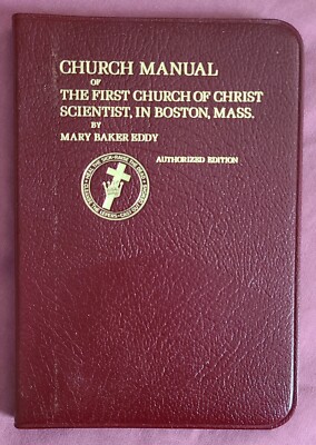 Church Manual by  Mary Baker Eddy - First Church of Christ - 89th Edition - Red-image